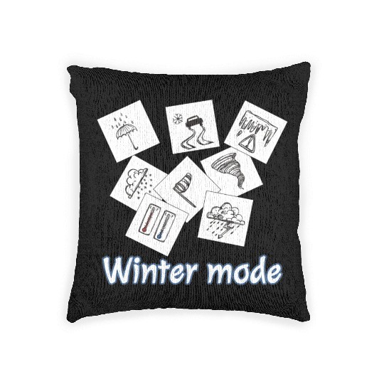 Winter mode Woven Pillows