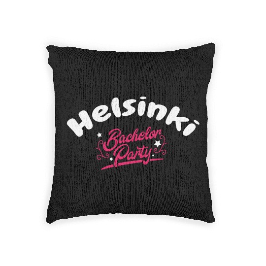 Bachelor Party Woven Pillows Helsinki Pre Wedding