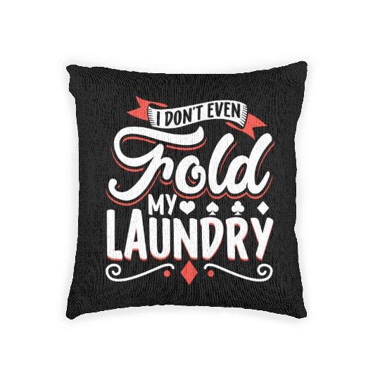 Poker Casino Poker Player Gambling Roulette Gift Woven Pillows