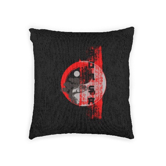 Yin Yang Bonsai Tree Japanese Design Buddhist Zen Woven Pillows