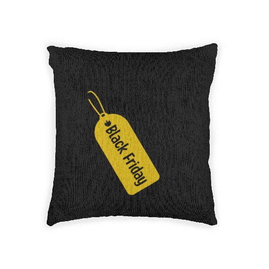My Favorite Friday is Black Friday Woven Pillows