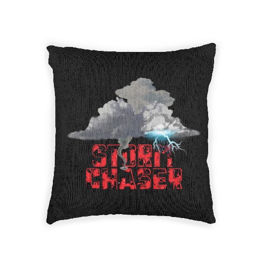 Storm Chaser Tornado Woven Pillows