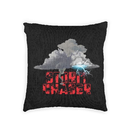 Storm Chaser Tornado Woven Pillows