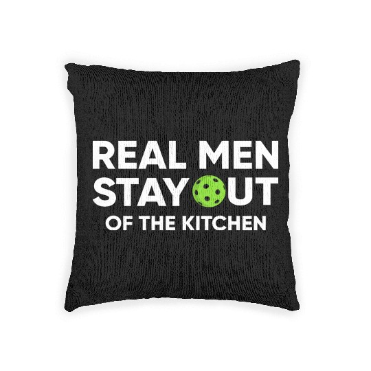 Cool Pickleball For Men Dad PickleBall Sports Woven Pillows