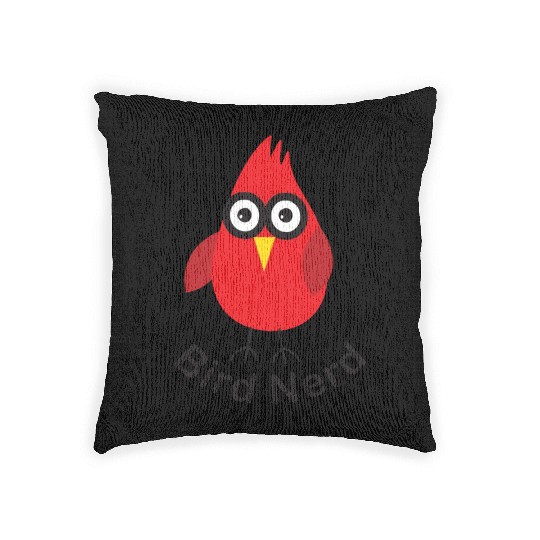 Bird Nerd Woven Pillows