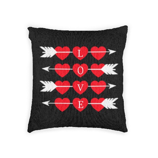 Love Is Love Arrow Woven Pillows