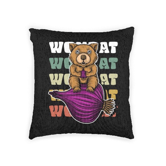 Wombat Onion - Wombat Onion Woven Pillows