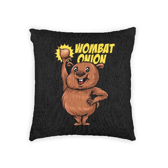 Wombat Onion - Wombat Onion Woven Pillows