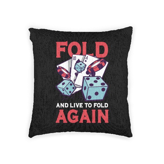 Poker Casino Poker Player Gambling Roulette Gift Woven Pillows