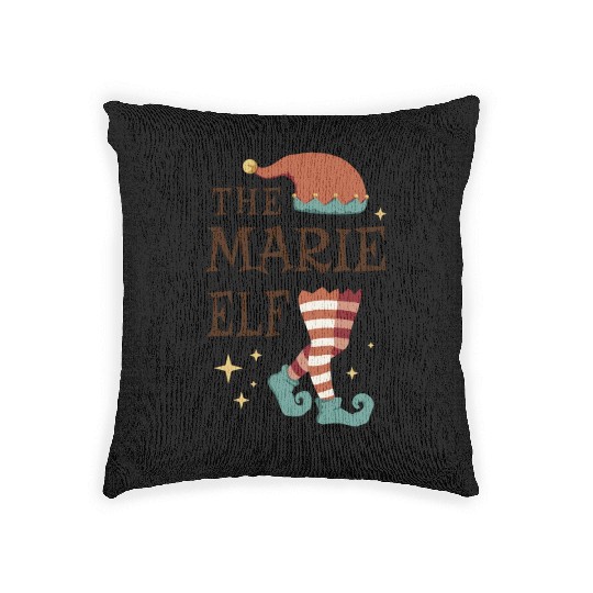 The Marie Elf - Christmas Pajama for Marie Woven Pillows