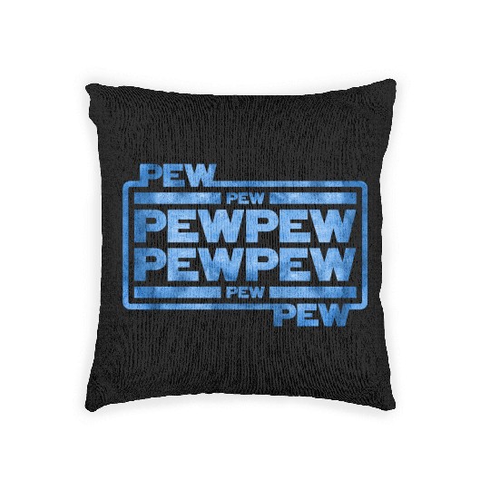 Pew Pew Pew Woven Pillows