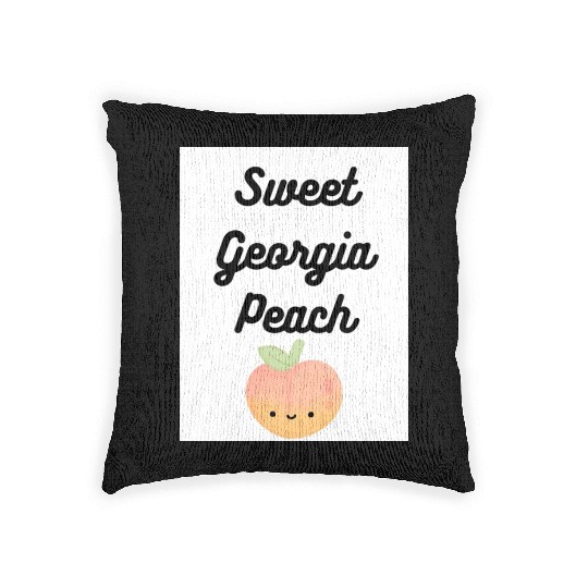 Sweet Georgia Peach Woven Pillows