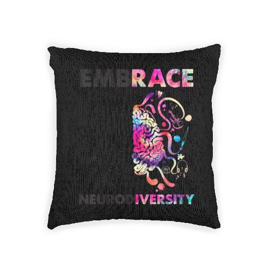 Embrace Neurodiversity Autism Woven Pillows