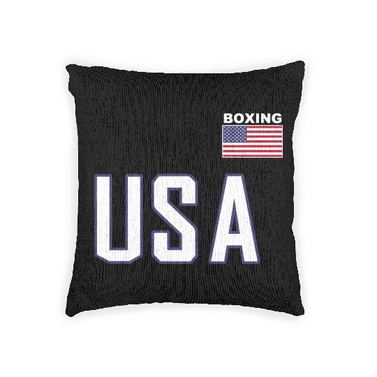 Usa Flag Boxing Pocket Equipment Jacket For Boxer Woven Pillows