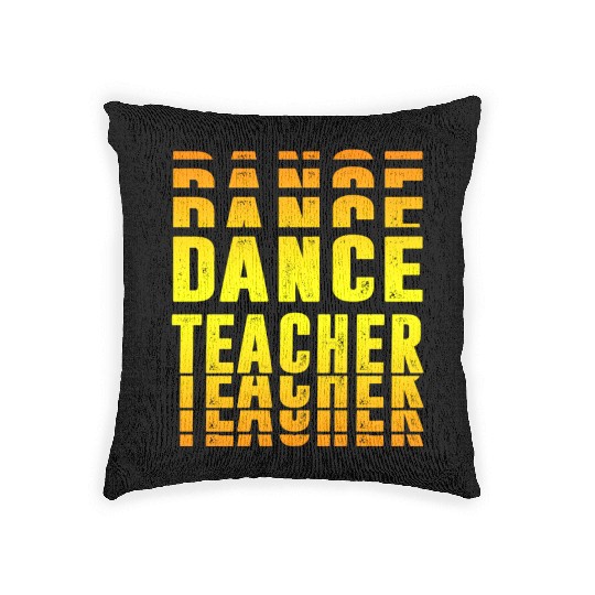Dance Teacher design Woven Pillows