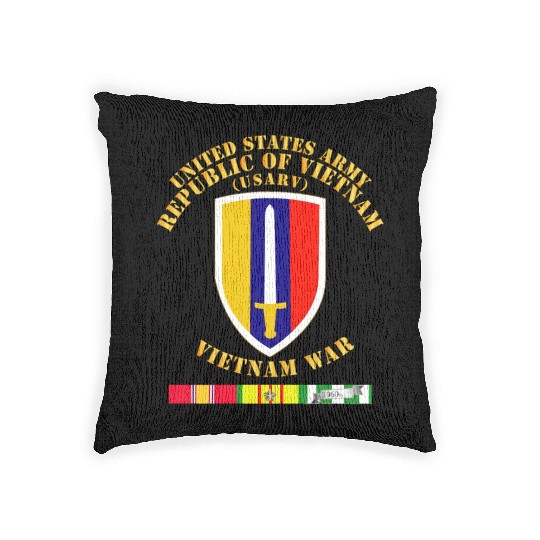 Army US Army Vietnam USARV Vietnam War w SVC Woven Pillows