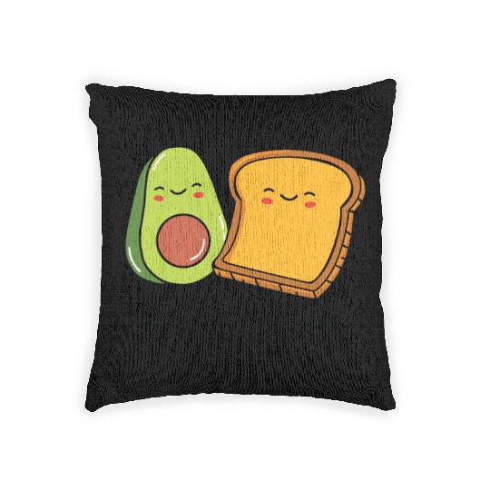 Siblings Avocado Toast Combo Big Sister Brother Woven Pillows