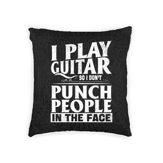Bass Guitarist Bass Guitar Player - Funny Guitar P Woven Pillows