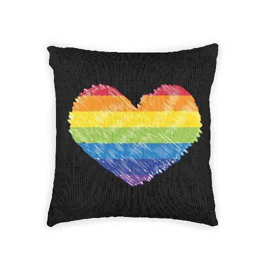 love is love Woven Pillows