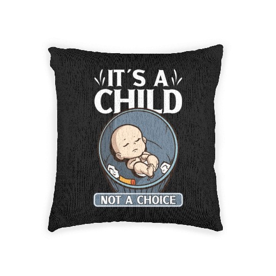 Anti Abortion Conservative Pro Life Sign Gift Woven Pillows