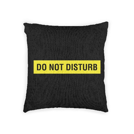 Do Not Disturb Woven Pillows