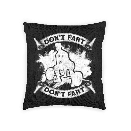 Deadlift Gym Workout Deadlifting Fitlochlochness Woven Pillows
