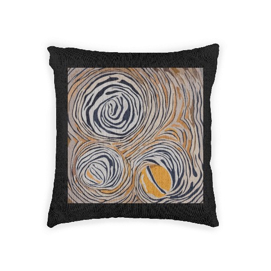 tiger skin Woven Pillows
