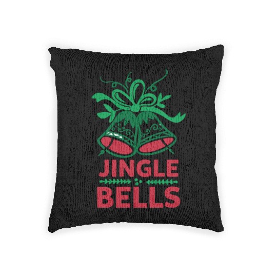 Jingle Bells Woven Pillows
