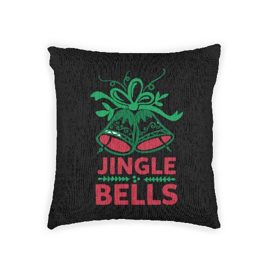 Jingle Bells Woven Pillows