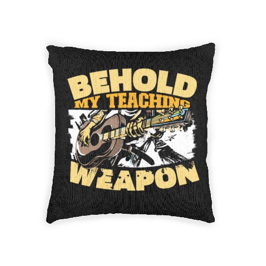 Music Teacher Woven Pillows