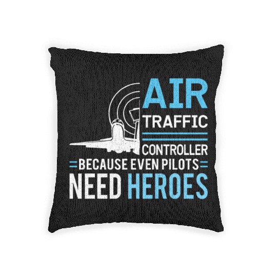 Air Traffic Controller Aircraft Flight Service Woven Pillows