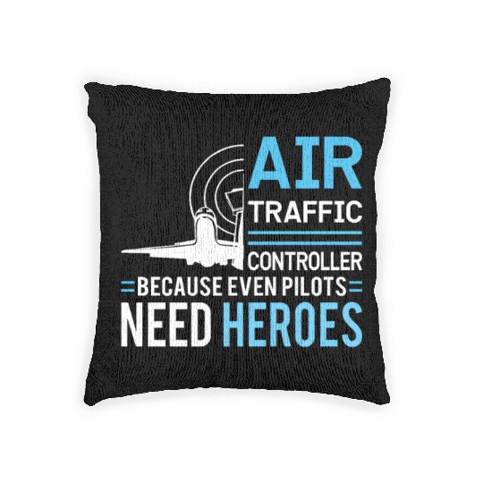 Air Traffic Controller Aircraft Flight Service Woven Pillows