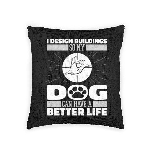 Duck Hunting Dog Woven Pillows