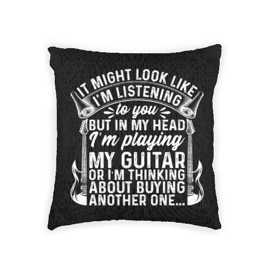 Bass Guitar Player - But In My Head I'm Playing My Woven Pillows