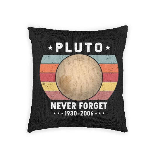 Pluto Never Forget 1930-2006 Woven Pillows