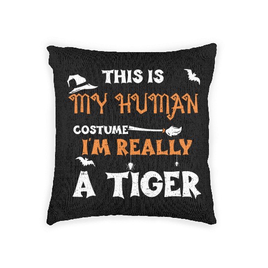 This is my human costume I'm rea... Woven Pillows