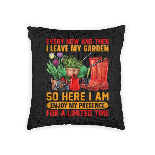 Gardening Lifestyle Plants Lover Planting Harvest Woven Pillows