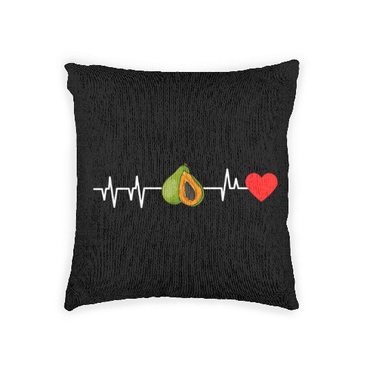 Papaya Heartbeat Woven Pillows