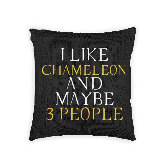 Chameleon lovers - i like Chameleon Woven Pillows