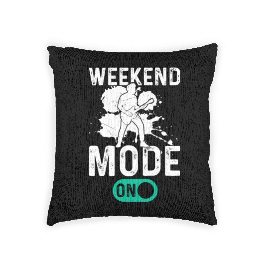 Bass Guitarist Bass Guitar Player - Weekend Mode O Woven Pillows