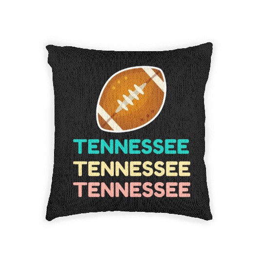 Tennessee Game Day , Retro Tennessee Woven Pillows.