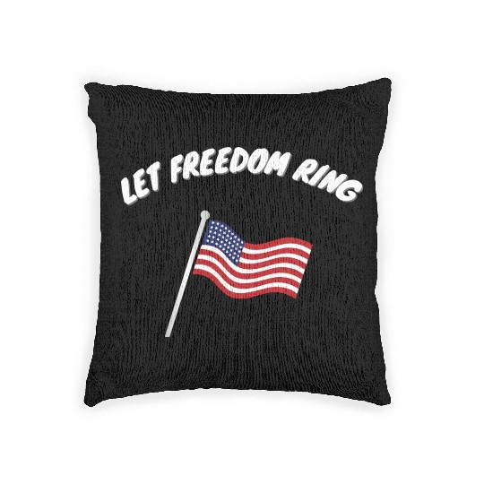 Let Freedom Ring Martin Luther King Day Human Righ Woven Pillows