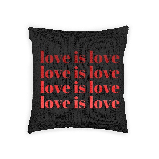 love is love. Woven Pillows