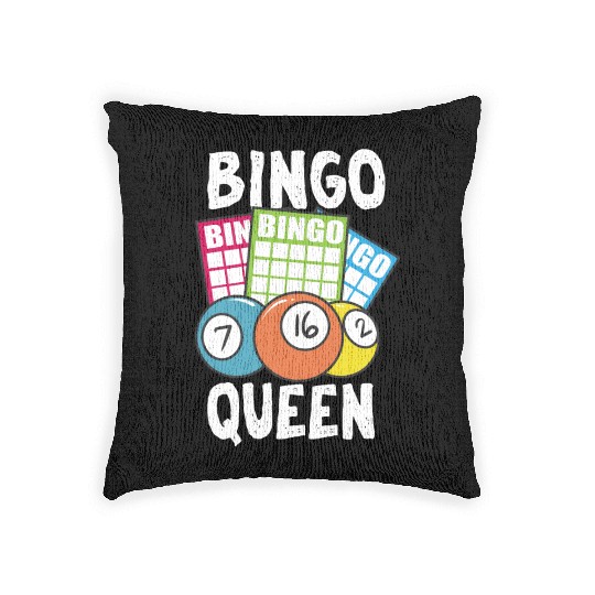 Bingo Queen Woven Pillows