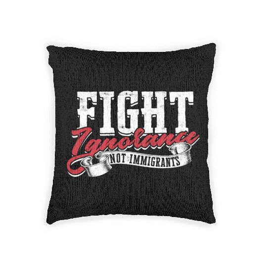 US Immigrant Indigenous USA Immigrants america Woven Pillows