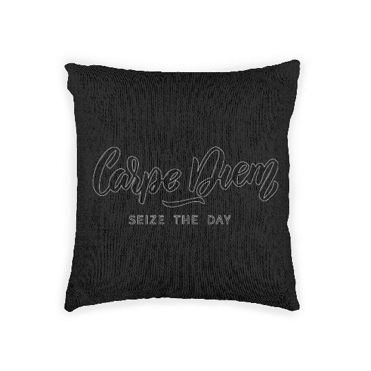 Carpe Diem Woven Pillows