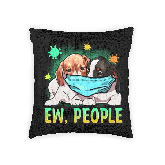 Dog – Ew People Woven Pillows