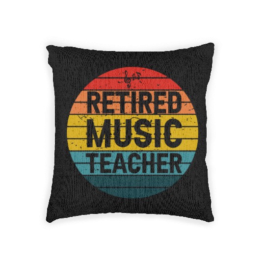 Music Teacher Woven Pillows