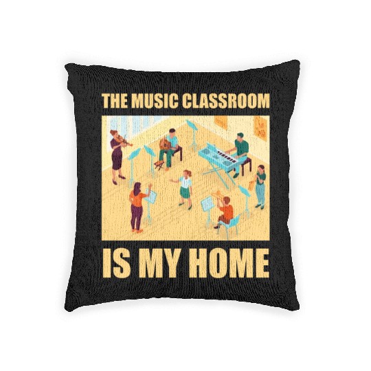 Music Teacher Woven Pillows