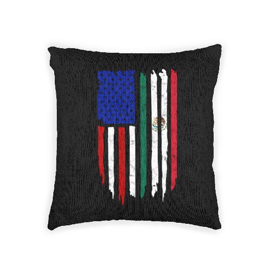 US Immigrant Indigenous USA Immigrants america Woven Pillows